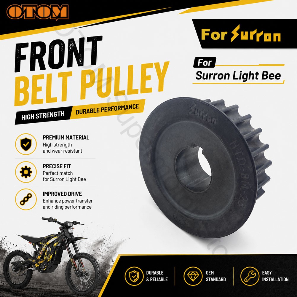 Gear X Motorcycle - Przednia koło pasowe napędu, przekładnia do