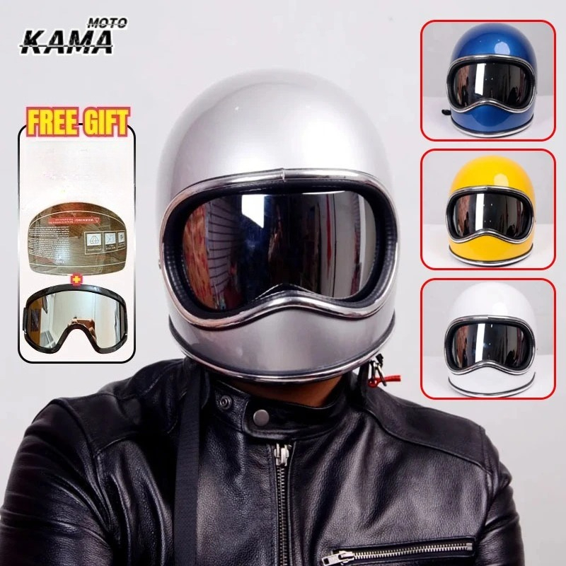 Motorcycle Gear Japan - Kask motocyklowy z włókna szklanego, seria
