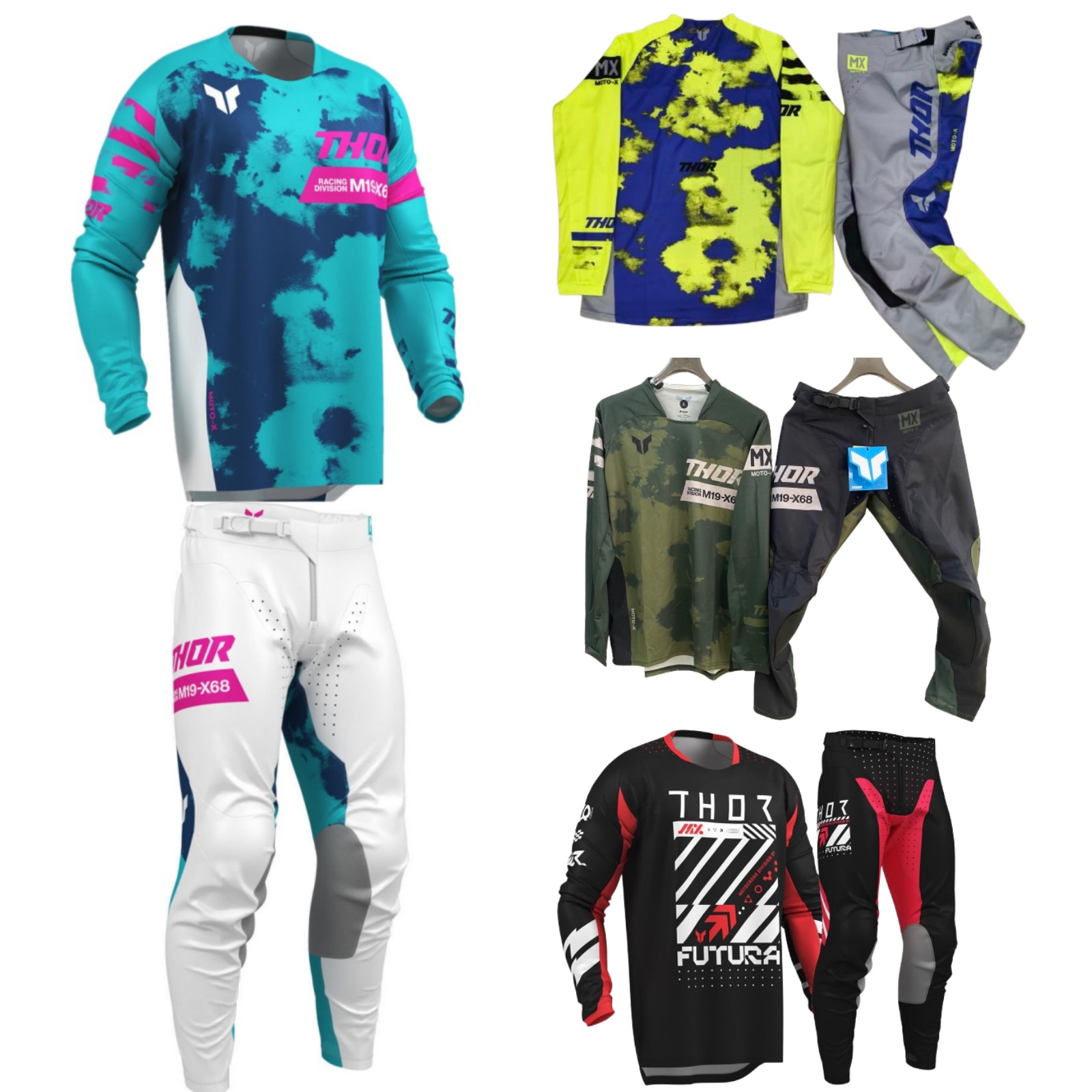 Gear Set Motorcycle - Zestaw Wyścigowy Motocrossowy Topowy Zestaw Off