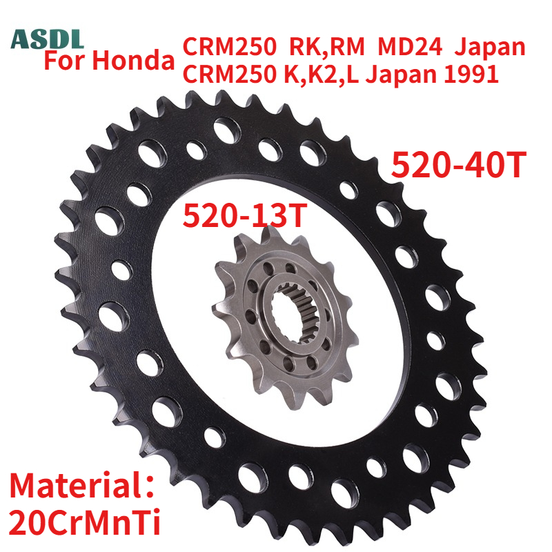 Motorcycle Gear Japan - Łańcuch 520 13T 40T Do Honda