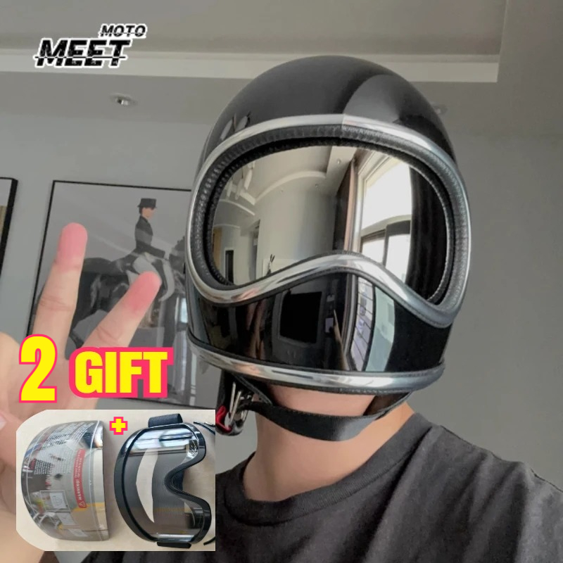 Motorcycle Gear Japan - Kask motocyklowy HOT z włókna szklanego,