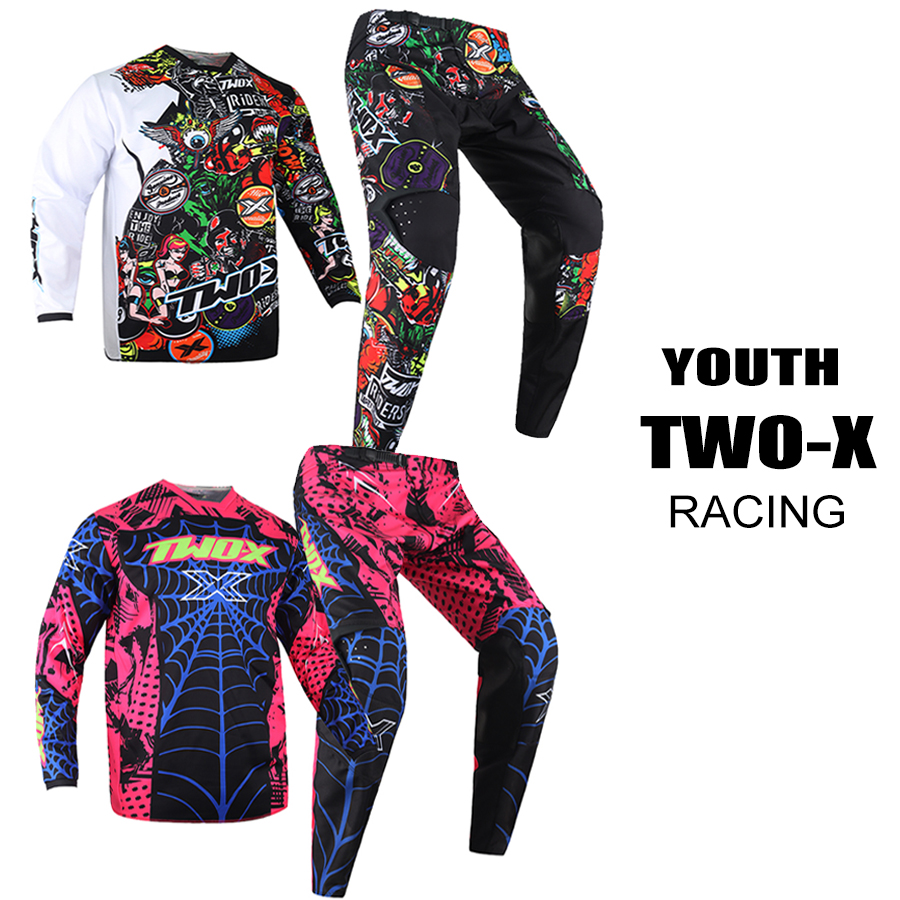 Gear X Motorcycle - Zestawy motocrossowe Two-X Youth Podium, komplety
