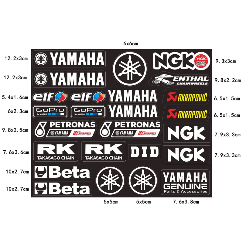 Wysokiej jakości stylowe nakle – Motorcycle Gear Logo recenzja i cena