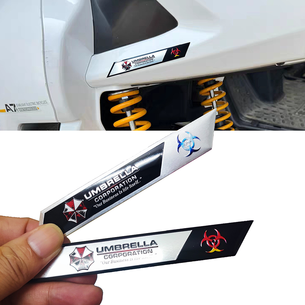 Naklejki 3D na samochód z meta – Motorcycle Gear Logo recenzja i cena