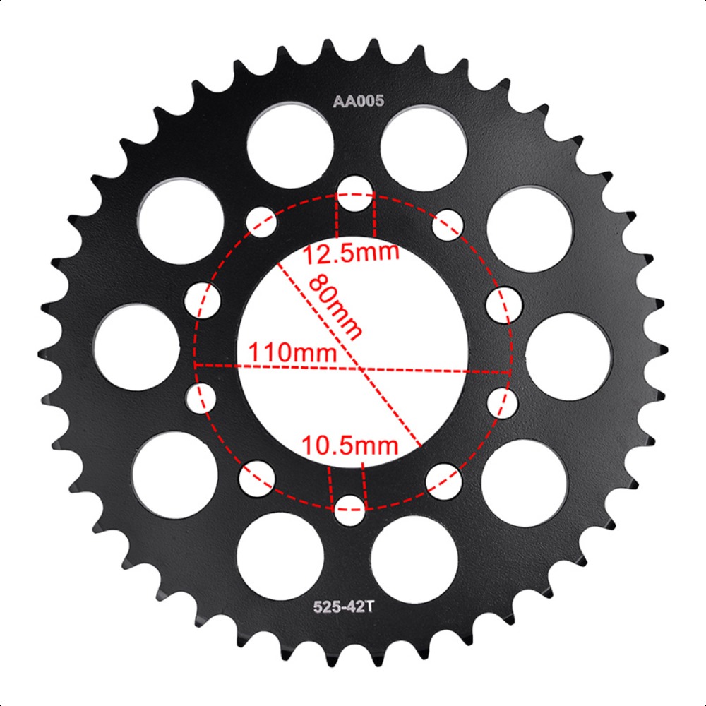 525 15T 42T Przednia Tylna Zęb – Motorcycle Gear Japan recenzja i cena